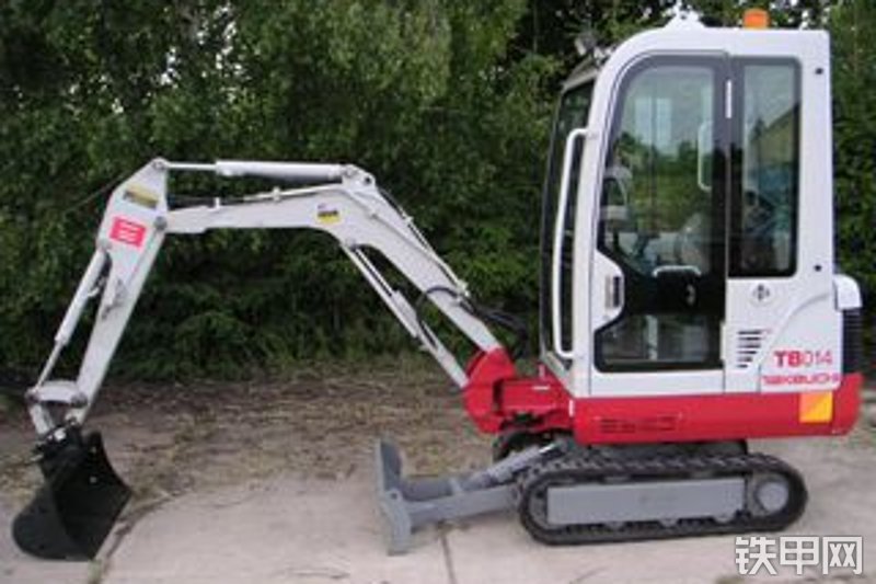 竹内TB014挖掘机整机外观
