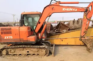 合肥振宇ZY75挖掘机整机外观