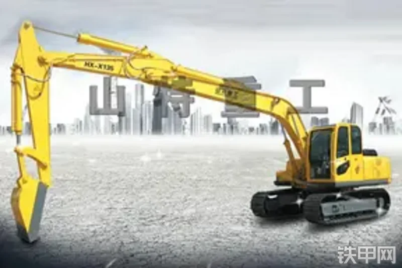 山特重工HX-X120履带式卸煤挖掘机整机外观