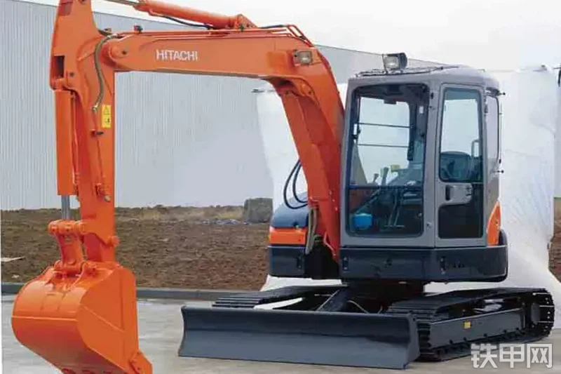 日立ZX55UR挖掘机整机外观