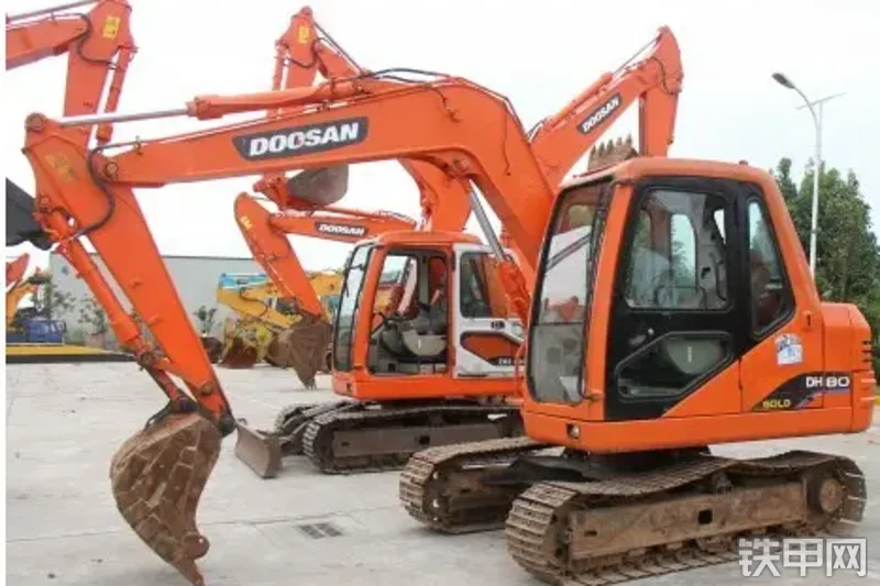 迪万伦DH80LC-7挖掘机整机外观