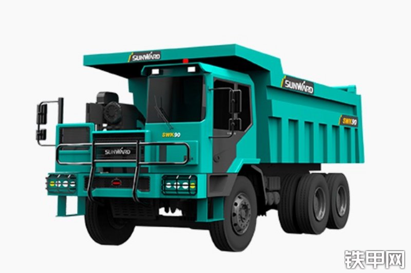 山河智能SWK90非公路自卸车整机外观
