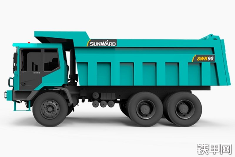 山河智能SWK90非公路自卸车整机外观