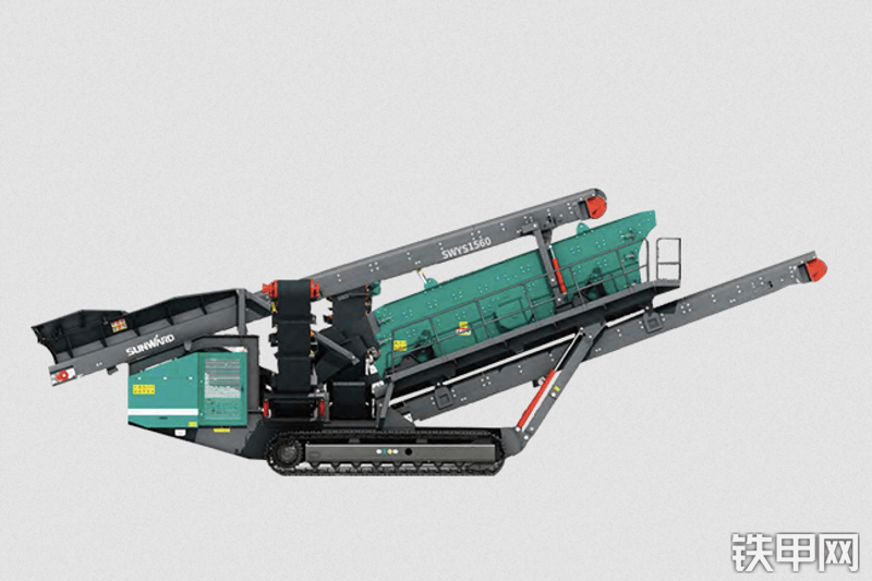 山河智能swys1560履带移动筛分站