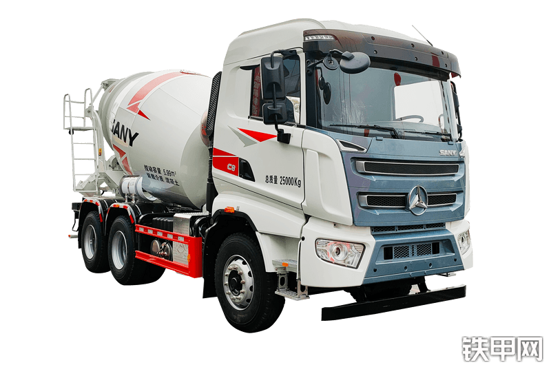 三一重工SY306C-8Y(Ⅵ)搅拌运输车整机外观