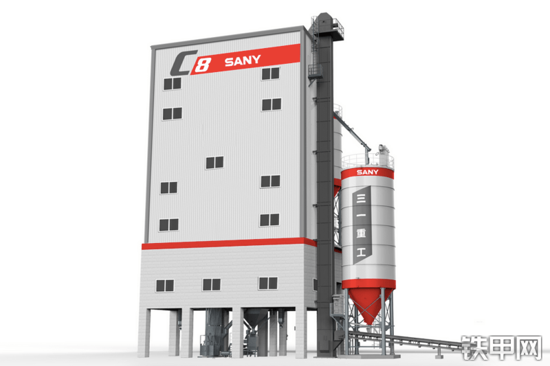三一重工FHT3000C8干混砂浆搅拌站整机外观