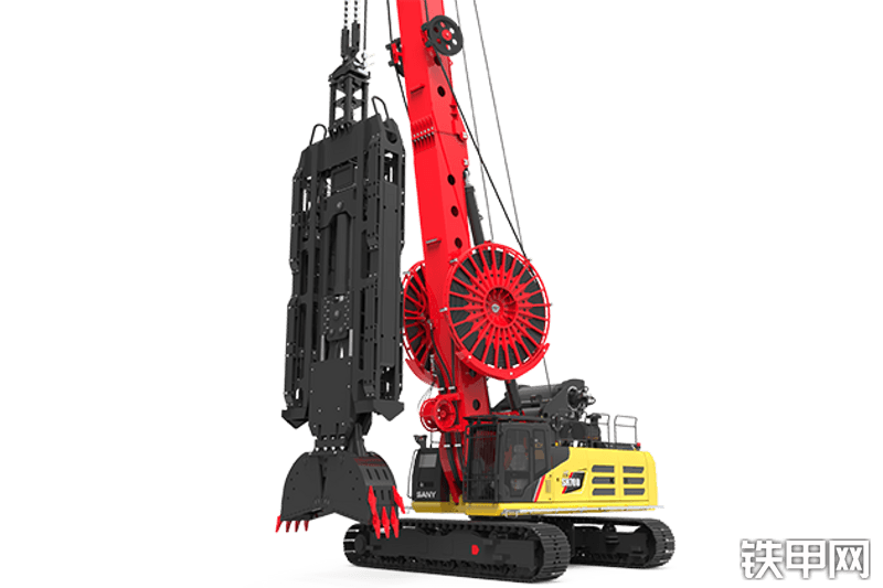 三一重工SH700连续墙抓斗整机外观