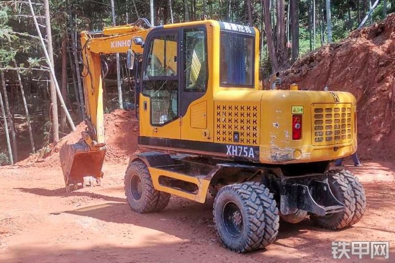 鑫豪XH75A挖掘机整机外观