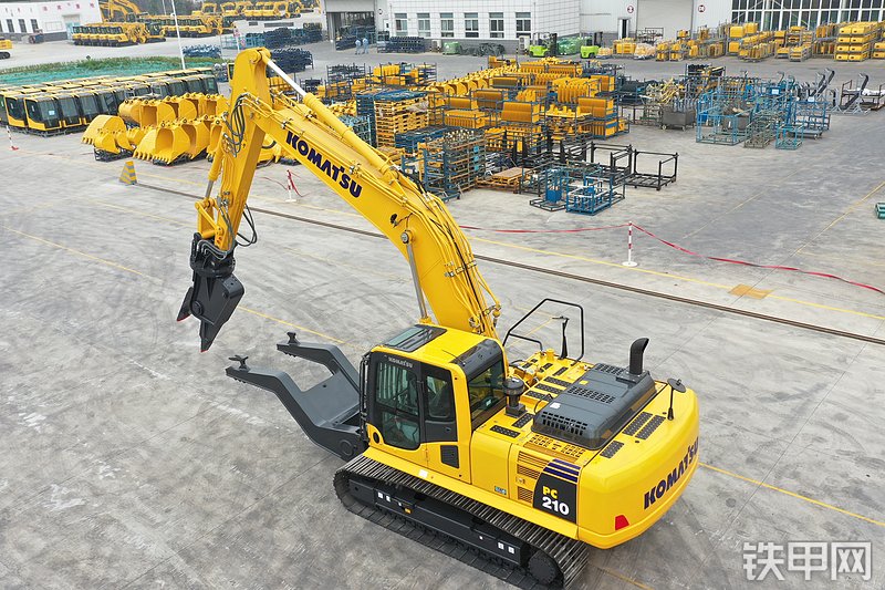 小松PC210-8M0汽车拆解机挖掘机整机外观