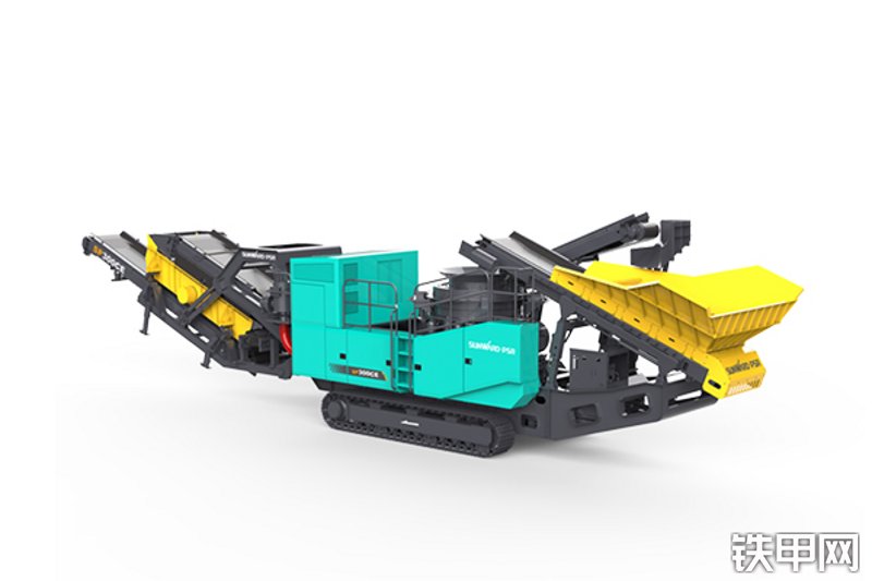 山河智能SP300CE移动破碎站整机外观