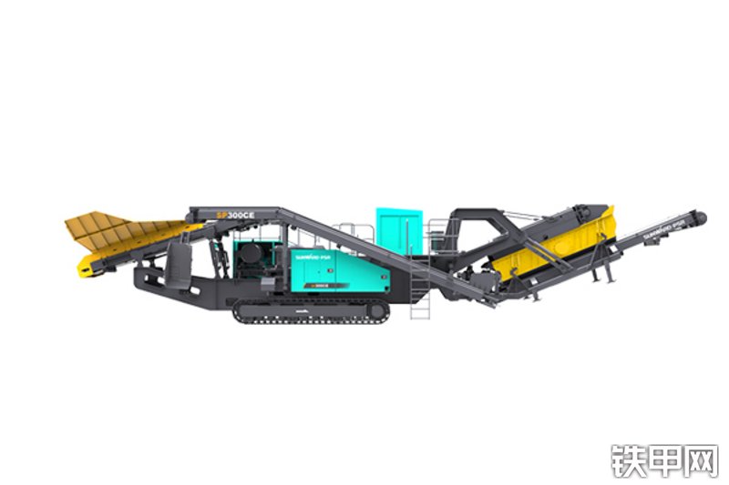 山河智能SP300CE移动破碎站整机外观