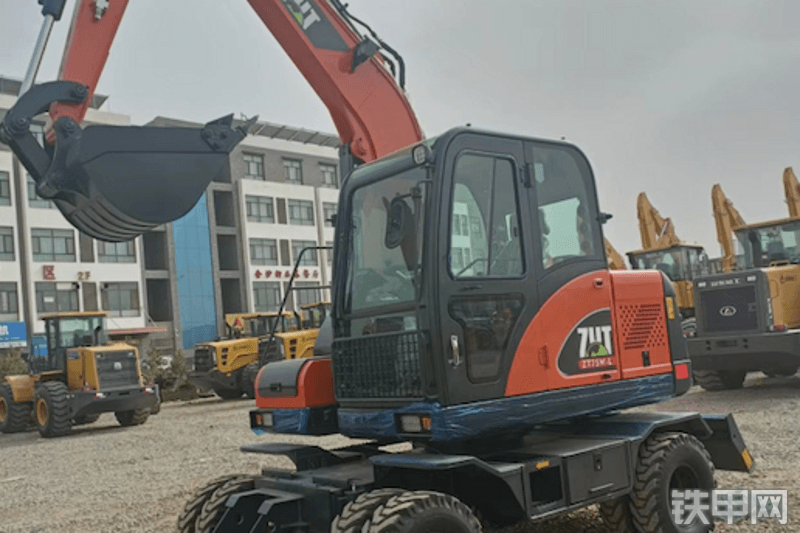 中伟卓特ZT75W-L挖掘机整机外观