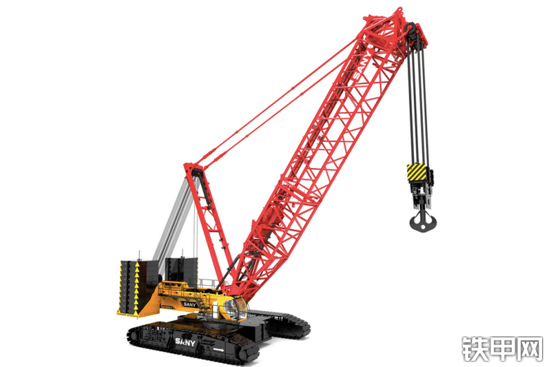 三一重工SCC8000A-2桁架臂起重机整机外观