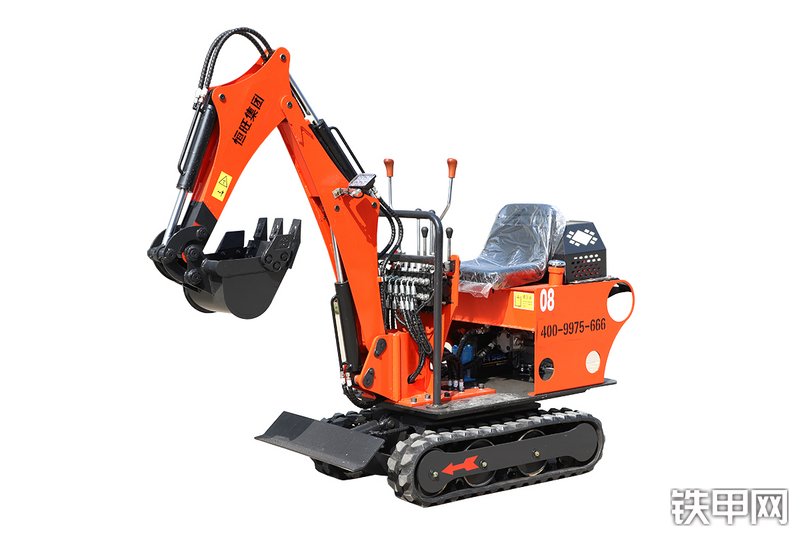 恒旺集团HW-08挖掘机整机外观