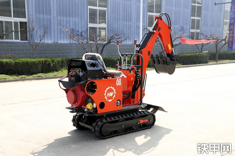 恒旺集团HW-08挖掘机整机外观