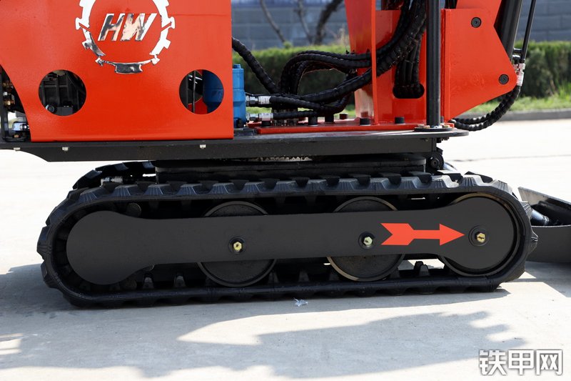 恒旺集团HW-08挖掘机局部