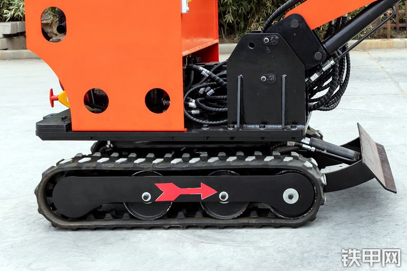 恒旺集团HW-08电梯版挖掘机局部