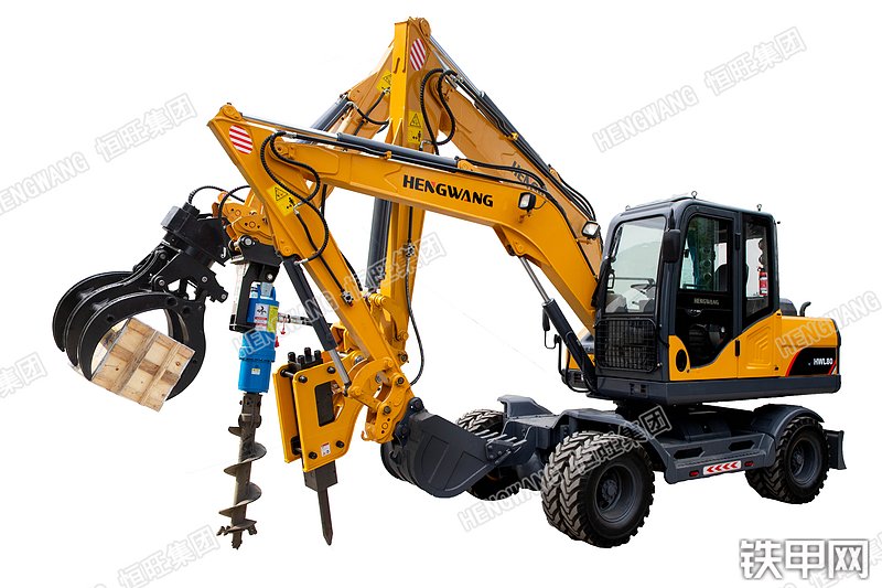 恒旺集团HWL80-6挖掘机整机外观
