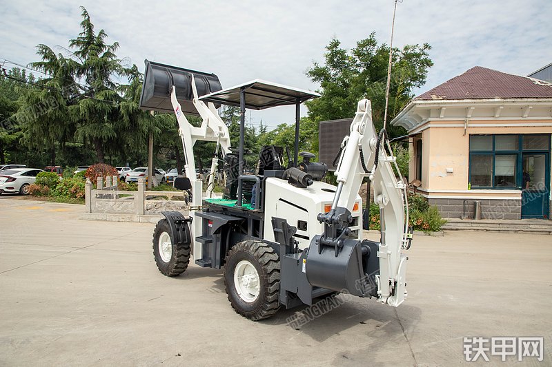 恒旺集团HW08-12挖掘装载机整机外观
