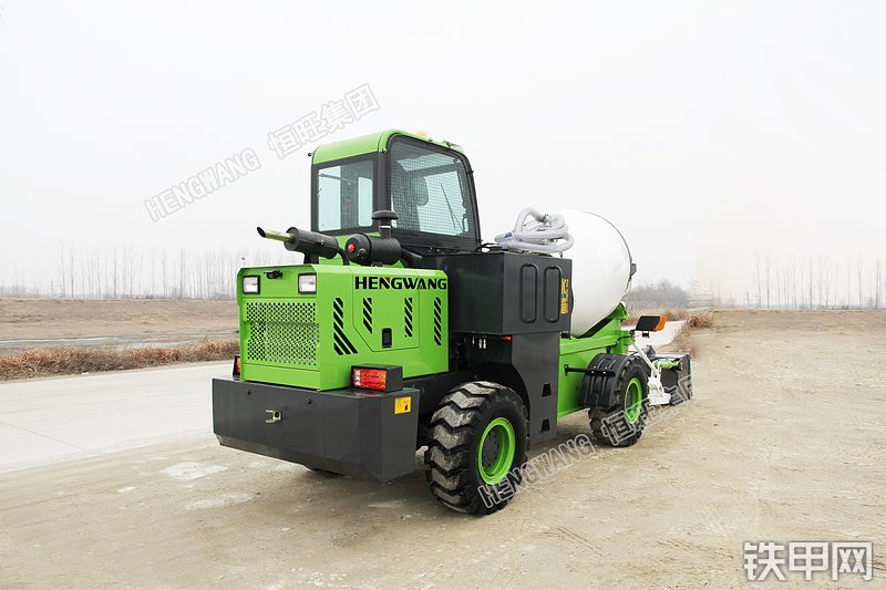 恒旺集团1.2方搅拌运输车整机外观