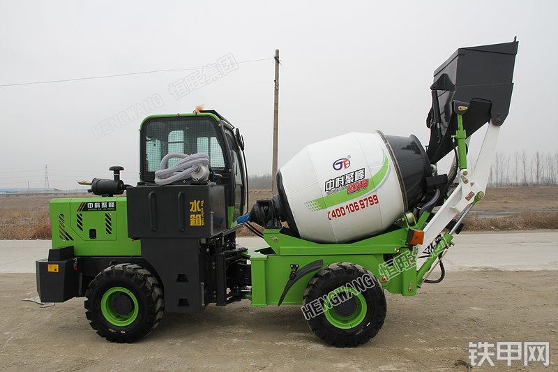 恒旺集团1.2方搅拌运输车整机外观
