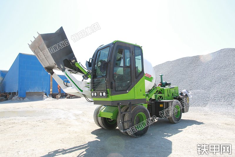 恒旺集团3.5方C款搅拌运输车整机外观