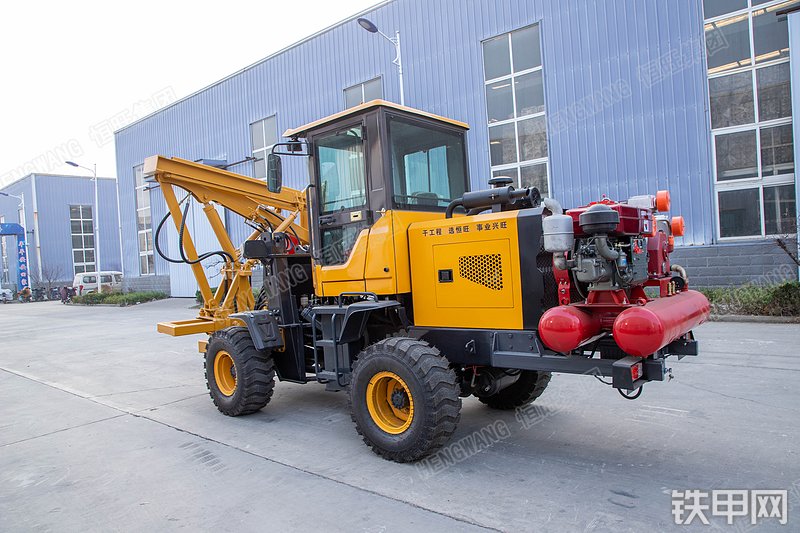 恒旺集团HW920-S(Z)-DBZ加3.5/5空压机 装载打桩机整机外观