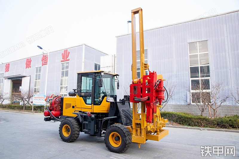 恒旺集团HW920-S(Z)-DBZ加3.5/5空压机 装载打桩机整机外观