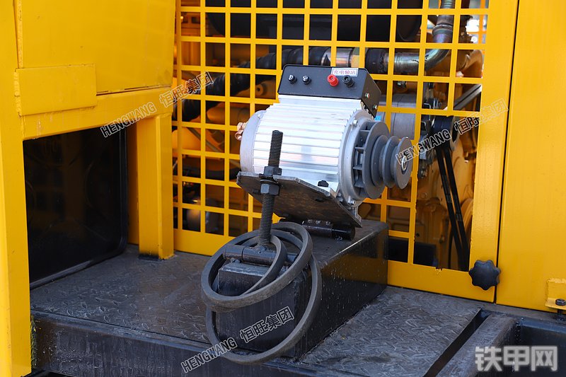 恒旺集团HQZ500L气动钻机局部