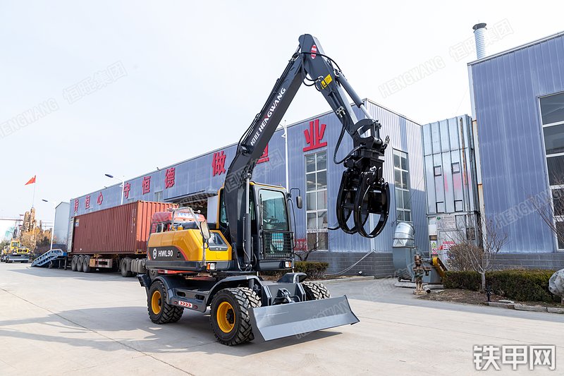 恒旺集团hwl906抓木机