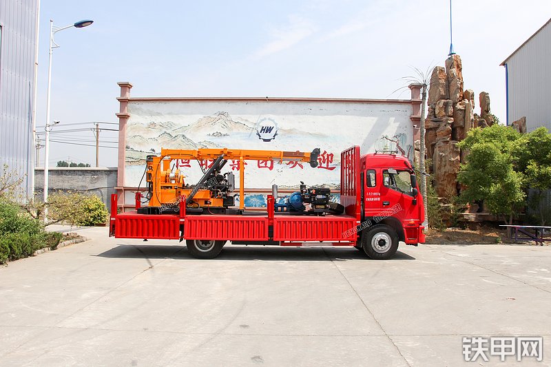 恒旺集团XY-3C车载液压钻机整机外观