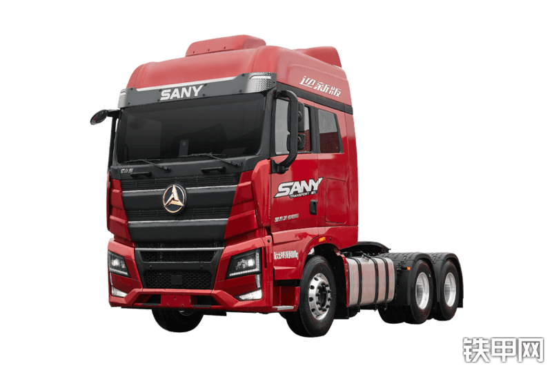 三一重卡迎新版565（HQC42503S1S13F）牵引车整机外观