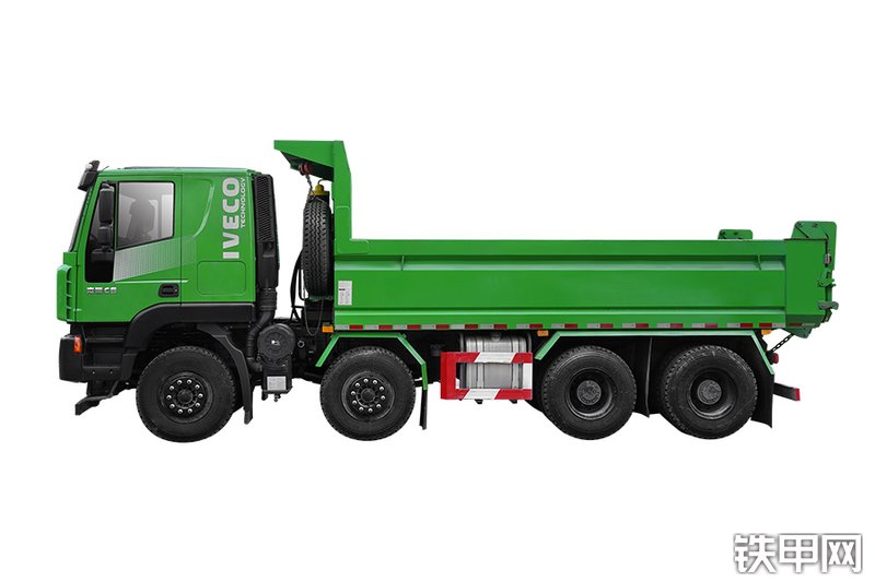 上汽红岩杰虎H6 370马力 8X4 国六（CQ3317ED10286）工程自卸车整机外观