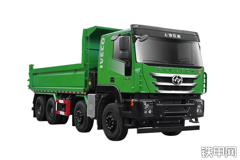 上汽红岩杰虎H6 370马力 8X4 国六（CQ3317ED10286）工程自卸车整机外观