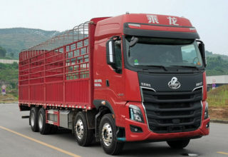 乘龙 H7重卡 460马力 8X4 9.6米仓栅式(国六)(LZ5321CCYH7FC1)  载货车