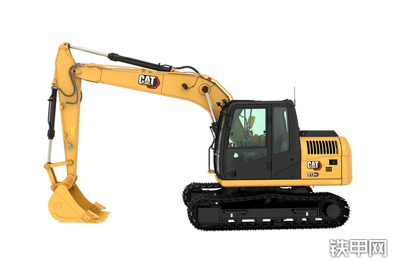 卡特彼勒新一代CAT®313 GC 液压挖掘机整机外观