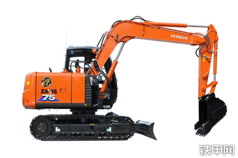 日立ZX75-6A国四挖掘机整机外观