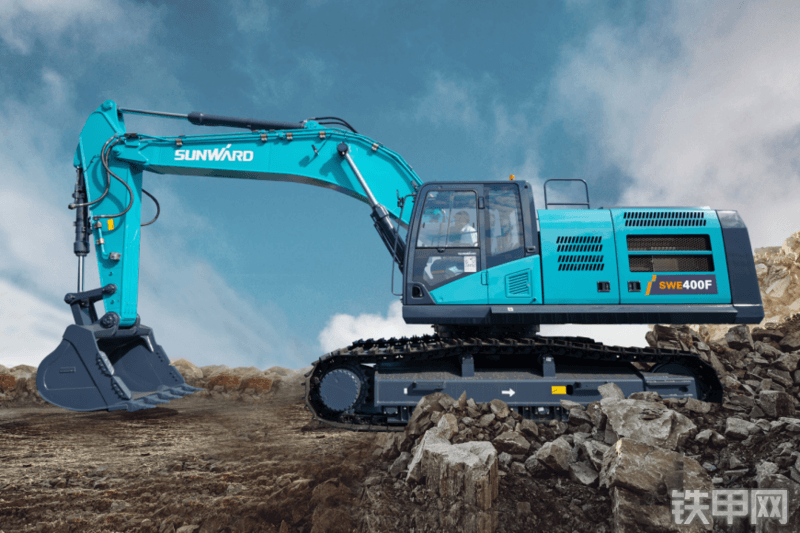 山河智能SWE400F国四挖掘机整机外观
