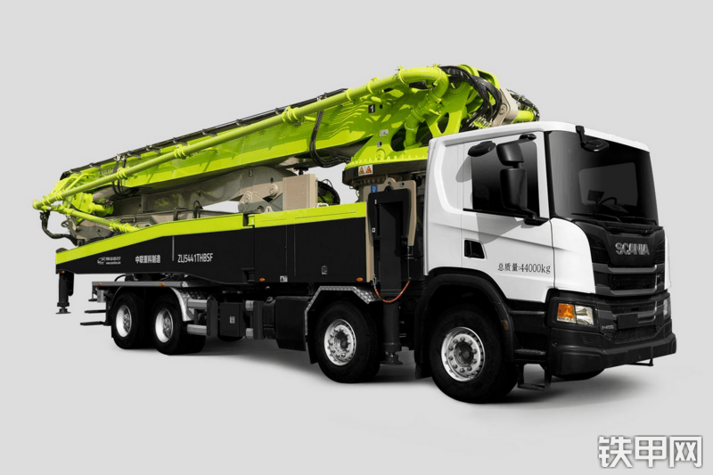 中联重科四桥59M斯堪尼亚国六泵车整机外观