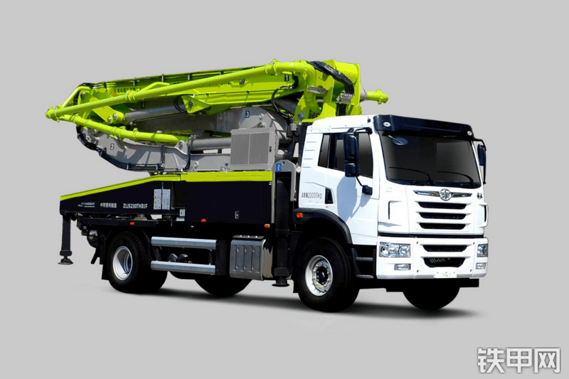 中联重科二桥38M解放国六泵车整机外观