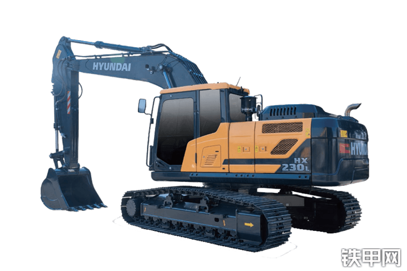 现代HX220L国四挖掘机整机外观