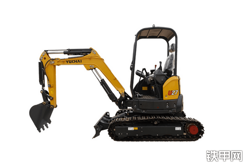 玉柴U27挖掘机整机外观