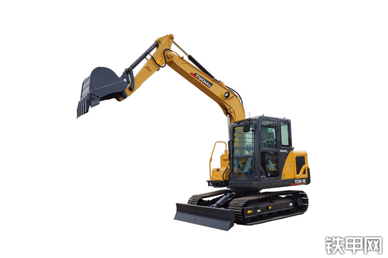 玉柴YC80-9E挖掘机整机外观