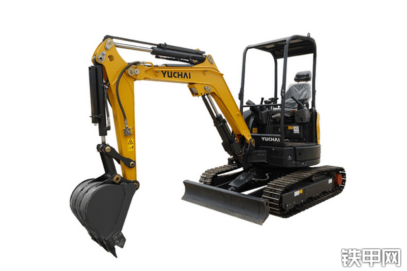 玉柴U27挖掘机整机外观