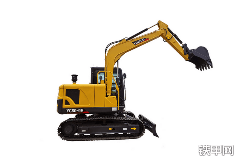 玉柴YC80-9E挖掘机整机外观