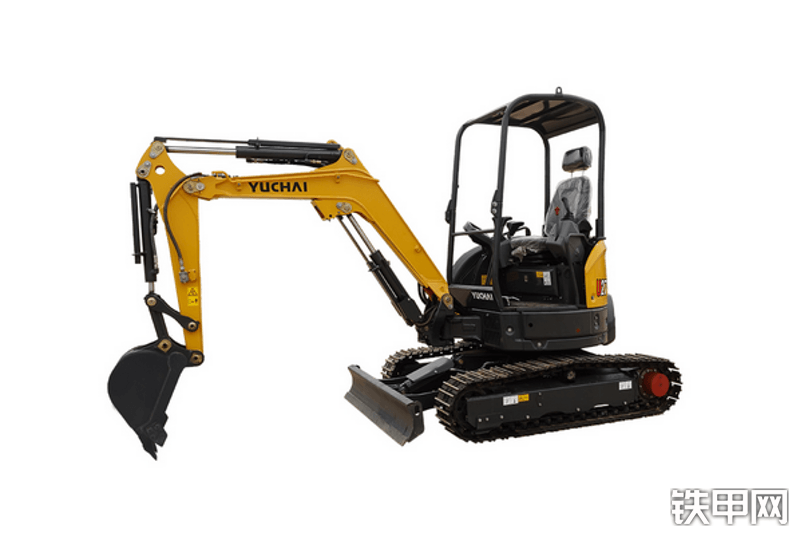 玉柴U27挖掘机整机外观