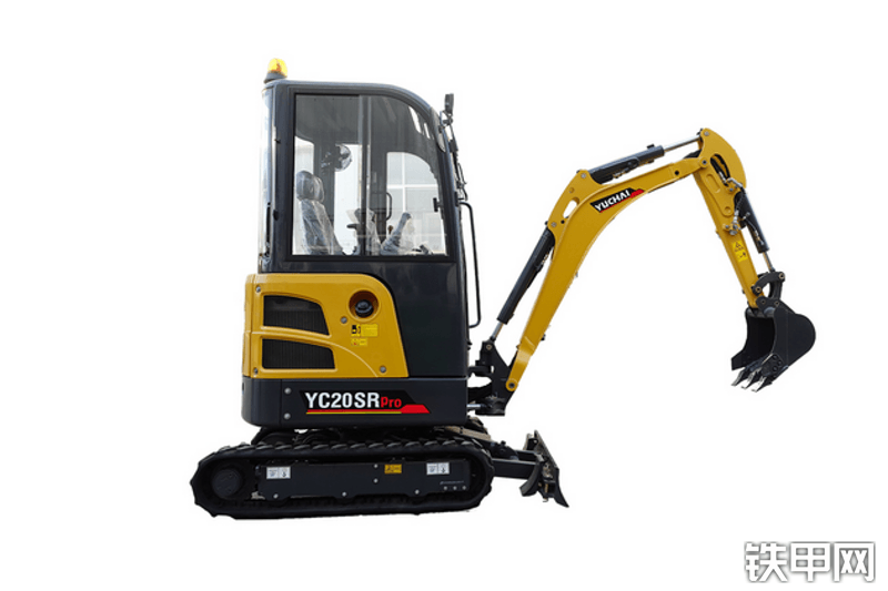 玉柴YC20SR PRO挖掘机整机外观