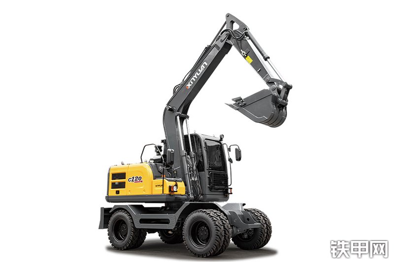 新源C120G4国四挖掘机整机外观