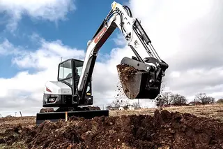 山猫E50z挖掘机