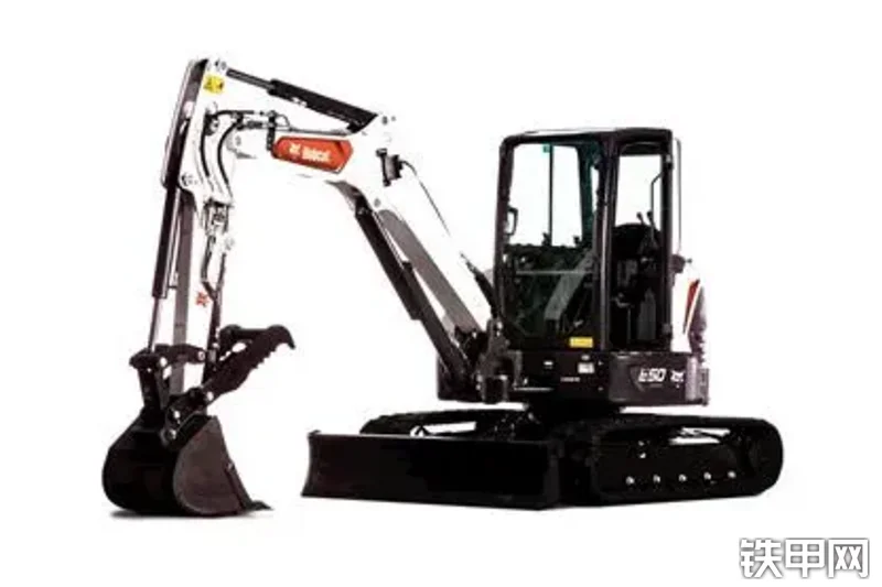 山猫E50z挖掘机整机外观